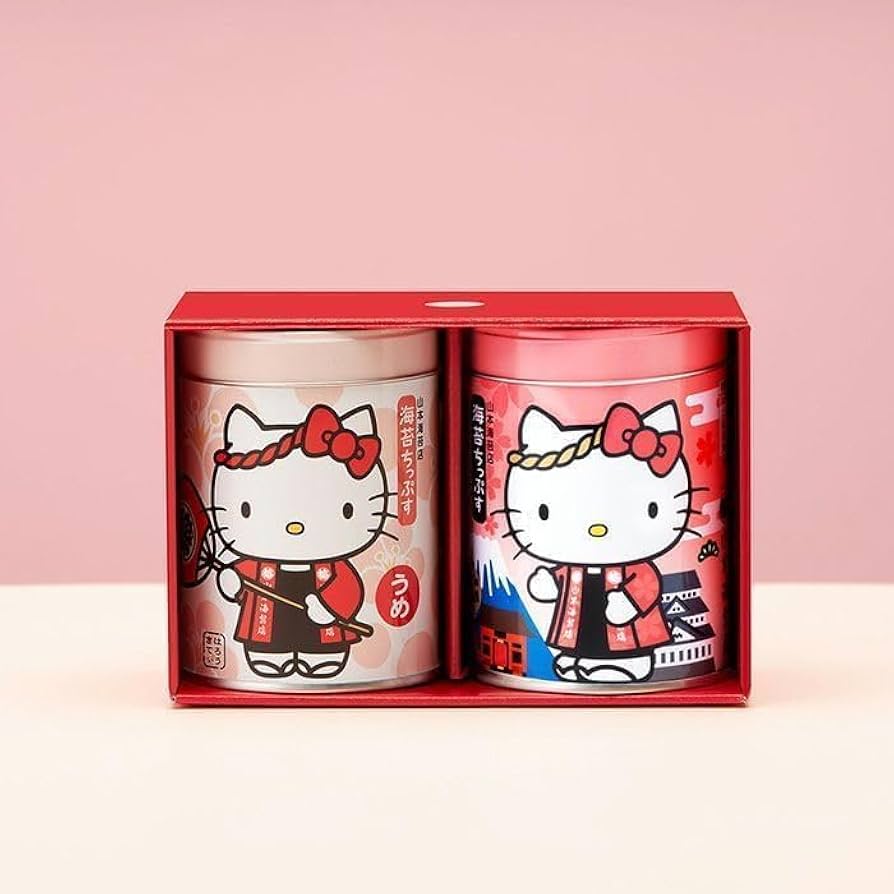 Amazon.co.jp: 山本海苔店 はろうきてぃ 海苔ちっぷす 2缶セット